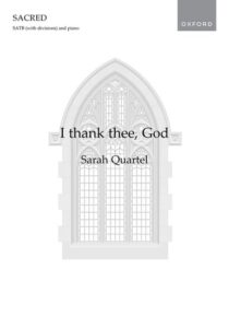 I thank thee, God cover image